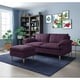 thumbnail image 1 of Sofá Cama Makora Remmy Morado Velvet Memory Foam con Respaldo Reclinable, 1 of 8