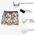 thumbnail image 3 of Yiaed Butterflies Wild Insect Print Men's Soft Cotton Boxer Shorts Breathable Boxers Underwear Moisture-Wicking Underwear Stretch Boxer Briefs for Man-Small, 3 of 5