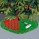 thumbnail image 2 of Falda De Árbol De Tela Falda para árbol de Navidad de 90 cm, tela multicolor, ideal para decorar el hogar y fiestas JASKFLY, 2 of 8