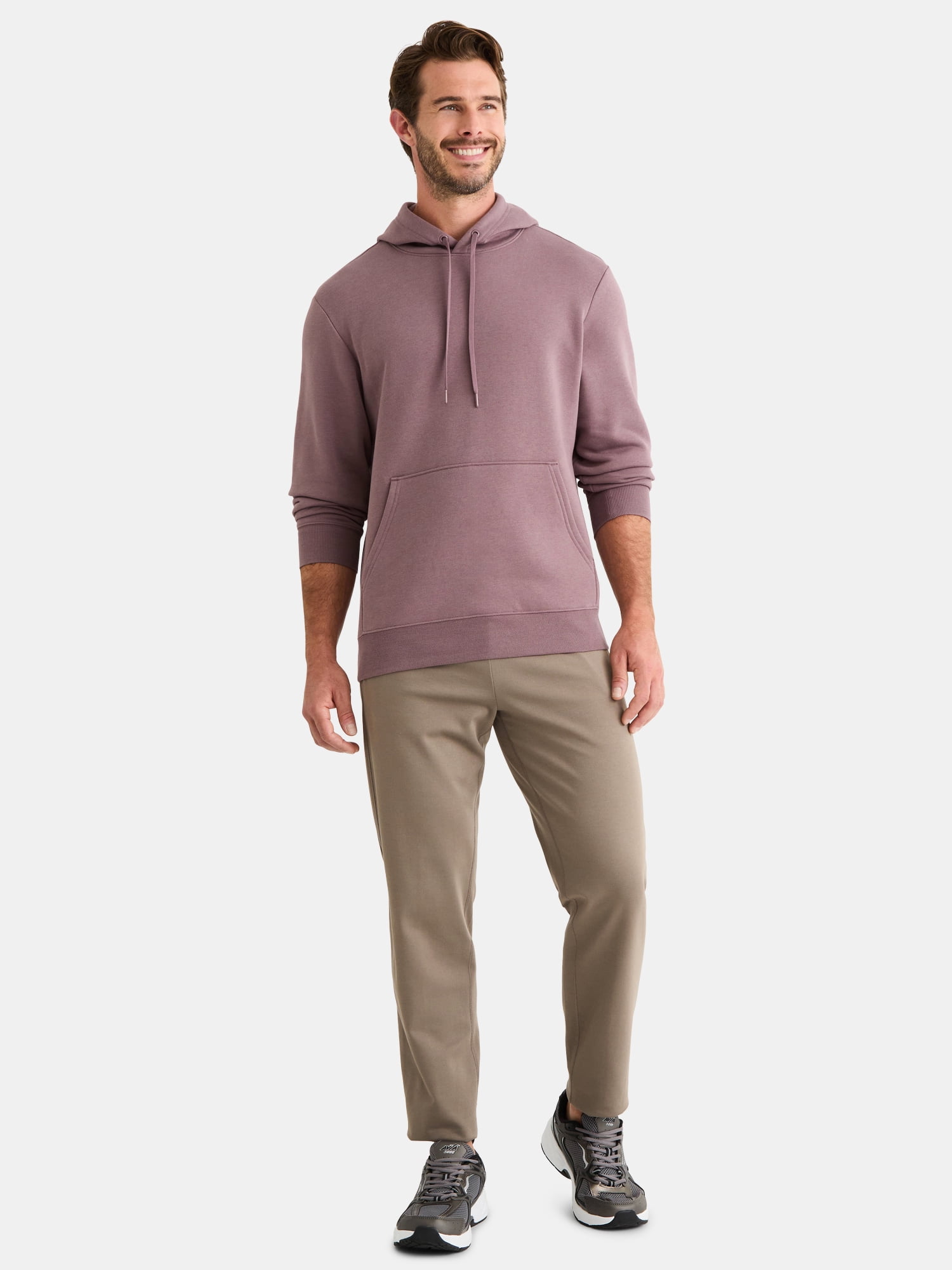 Athletic Works Men's & Big & Tall Men's Fleece Hoodie Sweatshirt, Sizes XS-4XLT