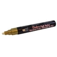 thumbnail image 2 of Marvy Uchida Chisel Tip Chalk Marker, Gold Metallic, 1/Pack, 2 of 4