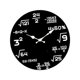 thumbnail image 5 of Reloj de pared con ecuaciones matemáticas, silencioso, ideal como regalo, diseño moderno, 30 cm, montaje en pared, único. Estilo A, 5 of 8