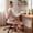 Pink Sherpa, variant on NYPOT Criss Cross Chair with Rotating FootRest for Kneeling Seating, Flexible Desk Chair with Wheels for ADHD to Sit Cross Legged - Multi-Position Adjustable Seat with Back Support 360° Swivel Pink
