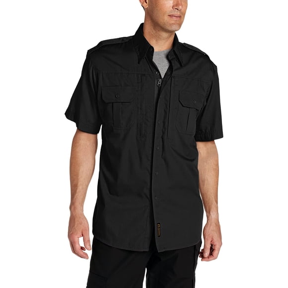 Propper F5311 Men's Tactical Shirt-Short Sleeve, Black, Large