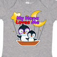 thumbnail image 4 of Inktastic My Nana Loves Me Penguin Boys or Girls Baby Bodysuit, 4 of 5