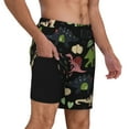 thumbnail image 3 of Goofa Cute Dinosaurs Printed Men's Swim Trunks Board Shorts Quick Dry Mens Swimming Trunks with Compression Liner,Breathable Fit Hawaii Beach Shorts-X-Large, 3 of 9