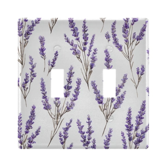 Light Switch Cover Lavender Fields Plates Faceplate Decorative Switch Plate for Bedroom Home Decor