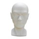 thumbnail image 5 of Cabeza de maniquí jinwen Cabeza de exhibición de peluca Modelo Comestic Soporte de postizo resistente mate blanco, 5 of 8