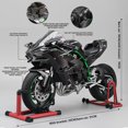 thumbnail image 4 of 1:6 Kawasaki H2R Bootable Sprayable Dynamic Alloy Diecast Motorcycle Model Exclusive Collectible Gift for Rider Enthusiasts Boy Carbon pattern, 4 of 6