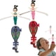 thumbnail image 2 of Bailarines de juguete de muñecas voladoras | Paquete de 2 discos voladores de cuerda de tracción de platillo volador | Juguete de lanzamiento de mano resistente para exteriores | Sorpresa de color, 2 of 6