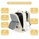 thumbnail image 3 of Mochila de viaje Coofay Beige impermeable para mujer/hombre, 3 of 7