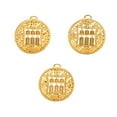 thumbnail image 2 of Sonducket Colgante de latón dorado, piezas de collar, accesorio de amuleto de la suerte, accesorios de joyería, cuentas de moda en forma para colgantes Accesorios de disfraces tipo 3 Sonducket AP016653-03, 2 of 6