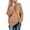 Khaki, variant on Viikei Sweaters for Women Clearance $5.00 Fall Sweaters for Women Women's Casualsolid Color Casual Thick Line Long Sleeve Turtleneck Sweater