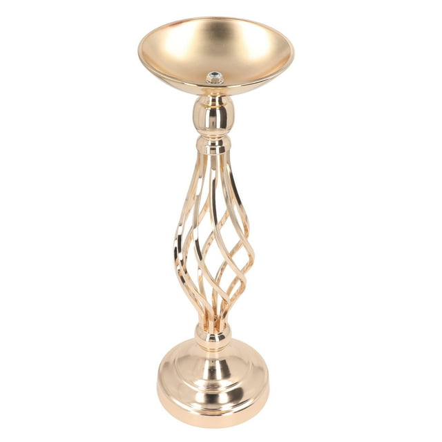 Candle Holder, Iron Twisted Candlestick Ornament Table Candle Stand For Wedding Dinning Housewarming Gift