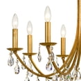 thumbnail image 5 of 8828-GA-CL-MWP Crystorama Lighting Bridgehampton - 8 Light Chandelier in Traditional and Contemporary Style - 28 Inches Wide by 29 Inches High-Hand, 5 of 17