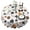 Halloween Pumpkin Star, variant on Halloween Pumpkin Witches Pattern Round Tablecloth 60"x60",Wrinkle Wipeable Table Cloth for Kitchen Dining Room Picnic Patio Party
