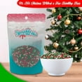 thumbnail image 6 of Twinkling Trees Blend - 8 oz Resealable Stand Up Candy Bag - Christmas Themed Sprinkles Featuring Green Christmas Trees with Red and White Jimmies - Bulk Sprinkles for Baking, 6 of 6