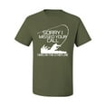 thumbnail image 2 of Missed Your Call Fishing Line Joke Fishing Men's Graphic T-Shirt, Military Green, Medium, 2 of 3