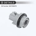 thumbnail image 3 of Unique Bargains Front Turn Signal Light Socket Plug Lamp Bulb Adapter for Toyota 4RUNNER Plastic No.9007599078 Gray, 3 of 6