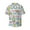 Space Doodle, variant on offers the Space Galaxy for Men's Casual Short-sleeved Shirt, a button-up collared shirt with a pocket, perfect for beach vacations and yacht travel in the Large size.