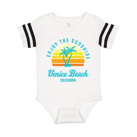 

Inktastic Summer Enjoy the Sunshine Venice Beach California in Blue Gift Baby Boy or Baby Girl Bodysuit