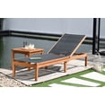 thumbnail image 4 of Camastro Kingsbury de Madera con Respaldo de Textilino negro, 4 of 4