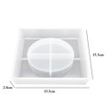 thumbnail image 2 of Coofit Epoxy Mold Decorative Square Shape Creative DIY Silicone Mold Ashtray Mold, 2 of 10