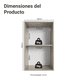 thumbnail image 2 of Alacena Gabinete Superior Cocina Madesa Nice 40cm Crema 1, 2 of 5