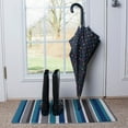 thumbnail image 6 of RITZ Striped Tufted Indoor Outdoor Floor Mat, Blue, 6 of 6