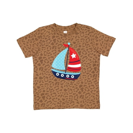 

Inktastic Sailing Boat Sailor Sailing Sails Boat Ship Gift Toddler Boy Girl T-Shirt