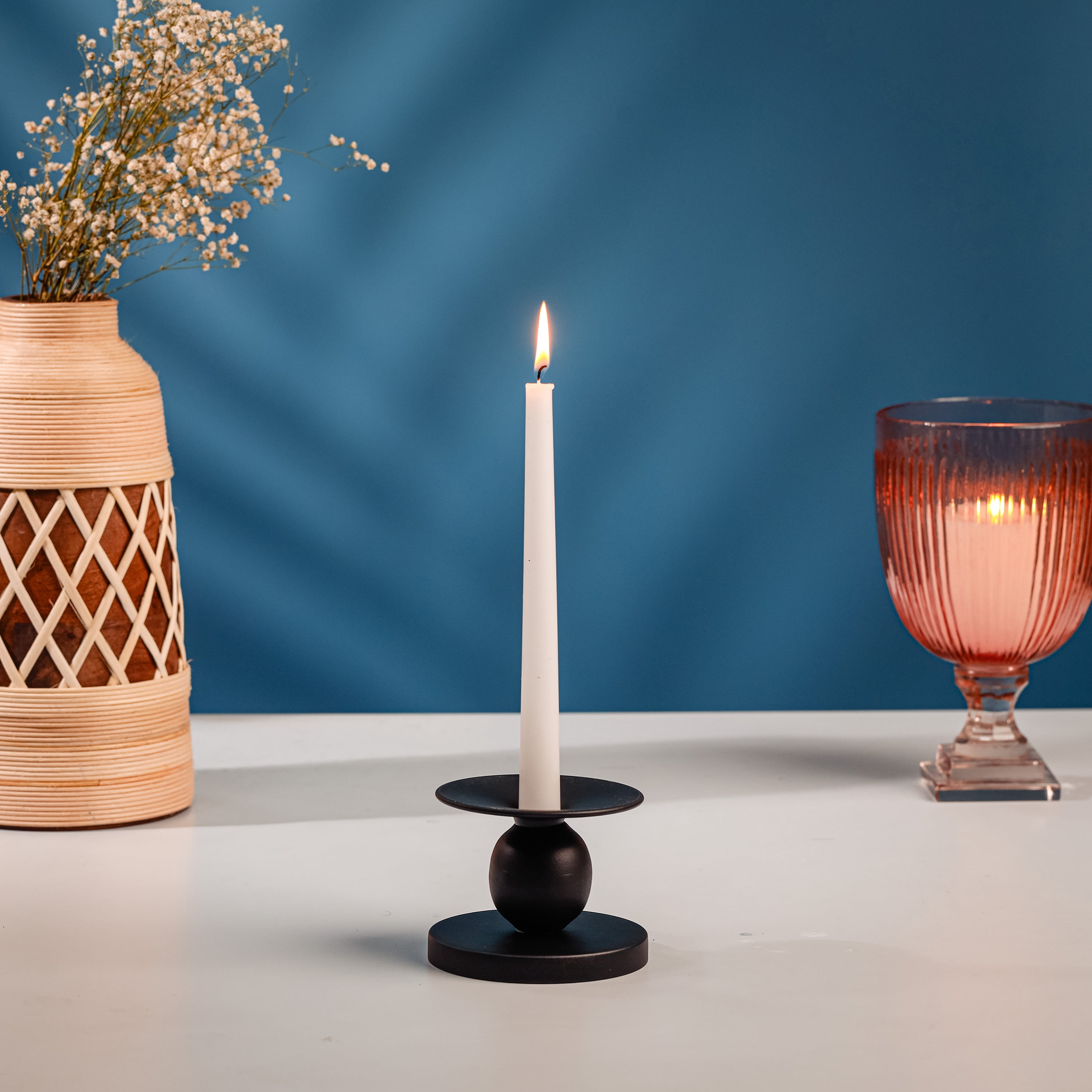 Mainstays Black Flipable Candle Holder