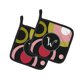 thumbnail image 1 of ""Caroline'S Treasures Monograma De La Letra W - Retro En Negro Par De Agarraderas Am1001-Wpthd 7.5Hx7.5W Multicolor"", 1 of 1
