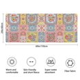 thumbnail image 3 of Pioneer Flower Floral Print Pattern Bathroom Rugs Mat, Non Slip Microfiber Bathroom Rug with Rubber Backing, Soft Mats for Bathroom Floor Tub Shower, 24"x60", 3 of 5