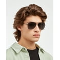 thumbnail image 3 of Hawkers - Polarized Hawk Black Grey One Size UV400 Unisex Sunglasses, 3 of 6
