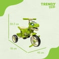 thumbnail image 4 of Triciclo Dino Verde Con Luces Trendy Kids, 4 of 7