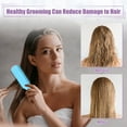 thumbnail image 6 of Unique Bargains Hair Brush 9 Row Styling Brush for Women Detangling Brush Travel Wet Hair Brush for Curly Straight Hair Blue, Red, 6 of 7