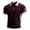 #Wine003, variant on OIOLOYJM Mens Polo Shirts Casual Button Up Camo Print Henley Shirts Lightweight Short Sleeve T Shirt Classic Soft Collared Tops Coffee M