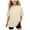 Beige, variant on Povozer Short Sleeve Tees for Girls Short Sleeve T Shirts Kids Summer Oversized Tops Trendy Crewneck Basic Tees for 150,White