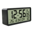 thumbnail image 4 of Temperature LCD Digital Alarm Clock Battery Operated Desk Electronic Small Clock with Indoor Temperature Humdity Date Backlight Snooze Function for Home Bedroom Bedside Desk, 4 of 7