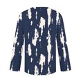 thumbnail image 4 of Blusas de Manga Corta para las Mujeres Casual Color Sólido Botón-Arriba Camiseta, Top de Moda para el Hogar Y el Uso Diario, 4 of 9