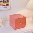 thumbnail image 3 of Desktop Storage Box with Drawer - Macaron Building Block Organizer for Cosmetics, Jewelry, Small Items | Space Saving Desk Accessory Organizer for Home, Vanity Tabletop | Plastic Storage Container, 3 of 7