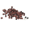 thumbnail image 3 of kusrkot 3x100pcs 1/2" Sanding Drum Sleeves with 2 Rubber Bands Set Rotary Tool, 3 of 9
