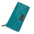 thumbnail image 3 of Cartera Wrangler Minimalist para mujer de piel vegana turquesa, 3 of 7