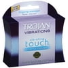 Trojan Vibrations Vibrating Touch Fingertip Massager W/Condom Vibrations