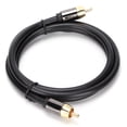 thumbnail image 3 of Cable coaxial RCA Cabeza de cobre puro macho a conector RCA macho Cable de audio coaxial, 3 of 5