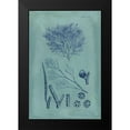 thumbnail image 2 of Vision Studio 17x24 Black Modern Framed Museum Art Print Titled - Indigo and Azure Seaweed VI, 2 of 5
