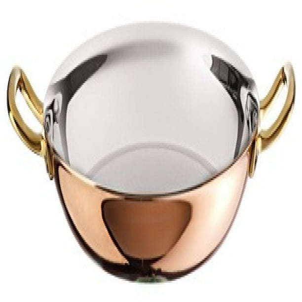 Paderno World Cuisine CopperStainless Steel Paella Pan, 10 1/4Inch