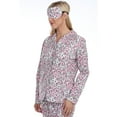 thumbnail image 4 of White Mark Women's Three-Piece Button-Down Pajama Set, 4 of 5