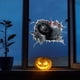 thumbnail image 2 of 4 pegatinas de pared rotas en 3D de mujer diablo para Halloween, pegatinas de pared de mujer aterradora en 3D para Halloween, viento roto, 2 of 5