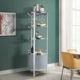 thumbnail image 2 of Picket House Furnishings Jule Wine Rack with LED in Grey, 2 of 7